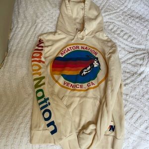 Aviator Nation sweatshirt with hoodie size xs
